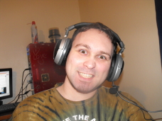Me making faces with my new headset.